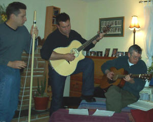 Walter A Cooke at a jam session