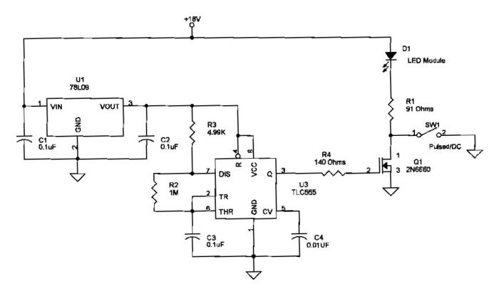 Schematic for 24 LED Phototherpay Light Wand